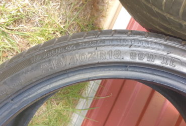 4x 18" Winrun tyres