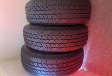 3 X new Bridgestone A/T Dueler  693II