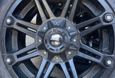 DUREVOLE AT265/50R20 111T with Black 20 inch GENUINE BLADE SERIES 4 4X4 SUV NEW RELEASE ALLOY WHEELS