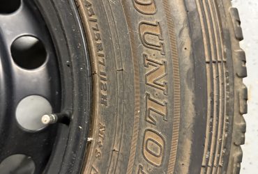 Dunlop fair condition 245/75 R17
